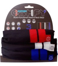 3 iepakojuma Oxford Comfy Union Jack daudzfunkcionālās šalles - Double Stripe
