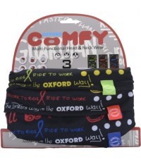 3 iepakojuma Oxford Comfy Union Jack daudzfunkcionālās šalles - Grafitti Multi