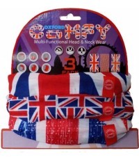 3 iepakojuma Oxford Comfy Union Jack daudzfunkcionālās šalles - Union Jack