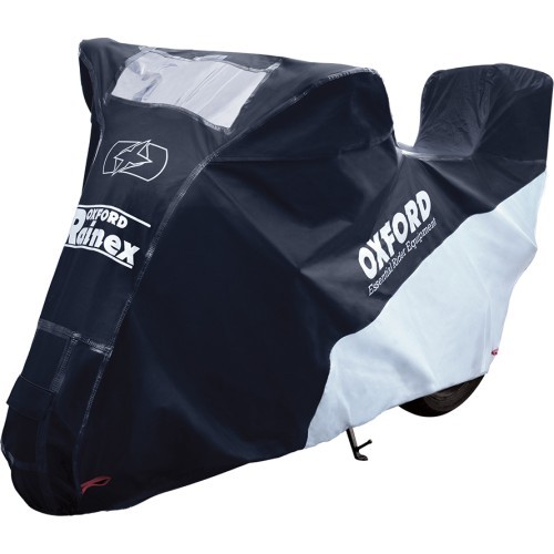 Motocikla pārvalks ar vietu koferim Oxford Rainex L