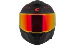 Мотошлем Cassida Integral GT 2.1 Flash матовый черный / металлик красный / темно-сер