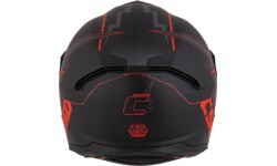 Motocikla ķivere Cassida Integral GT 2.1 Flash matēti melna / metāliski sarkana / tumši pelēka