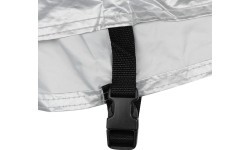 Motorollera pārsegs Oxford Aquatex Highscreen melns/sudraba