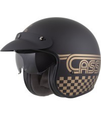 Motocikla ķivere Cassida Oxygen Rondo 2.0 matēti melna/zelta