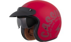 Motocikla ķivere Cassida Oxygen Gear 2.0 matēti sarkana / tumši sarkana 2025