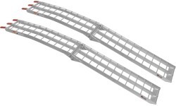 Wide Folding Aluminum Motorcycle Loading Ramp Q-TECH 1 Pair