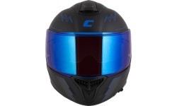 Мотошлем Cassida Integral GT 2.1 Flash, матовый черный / синий металлик / темно-серый