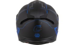 Motocikla ķivere Cassida Integral GT 2.1 Flash, matēti melna / metāliski zila / tumši pelēka