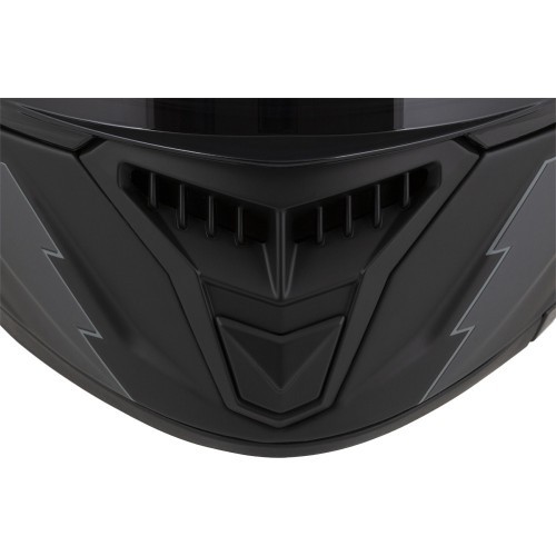 Мотошлем Cassida Integral GT 2.1 Flash, матовый черный / синий металлик / темно-серый