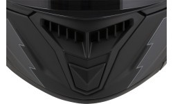 Motocikla ķivere Cassida Integral GT 2.1 Flash, matēti melna / metāliski zila / tumši pelēka