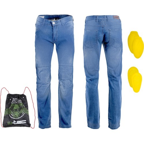 Vīriešu kevlara moto džinsi W-TEC Shiquet - Blue