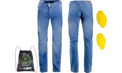 Vīriešu kevlara moto džinsi W-TEC Shiquet - Blue