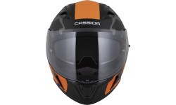 Motocikla ķivere Cassida Orbit Multivers matēta melna/oranža/pelēka/balta