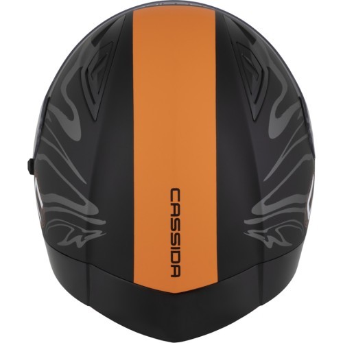 Motorcycle Helmet Cassida Orbit Multivers Matte Black/Orange/Gray/White
