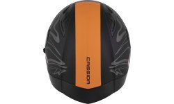 Мотошлем Cassida Orbit Multivers матовый черный/оранжевый/серый/белый