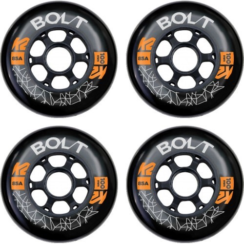 Skrituļslidu riteņi K2 Bolt 100 mm, 4 gab.