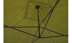 Party tent scissor 3x3m green WATERPROOF