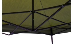 Party tent scissor 3x3m green WATERPROOF