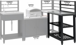 Moduļa galds TORINO 4 āra virtuvei, 80x47x123 cm