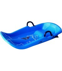 Plastic Snow Sled Twister - Bright Blue