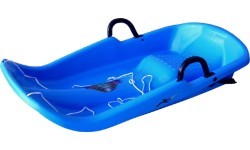 Plastmasas sniega ragavas Twister - Spilgti zila