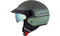 Motocikla ķivere Cassida Handy Plus Chief matēti zaļa / tumši zaļa