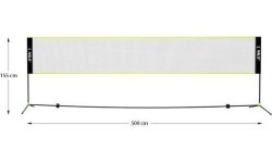 Badmintona tīkls NN500 500 cm ar pilnu pārsegu NILS