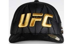 Кепка UFC Zenith by Venum Authentic Fight Night, чёрная/золотая