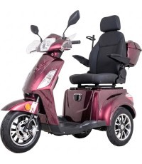 Elektrický tříkolový vozík inSPORTline Zorica Deluxe (součást sady) - Burgundy