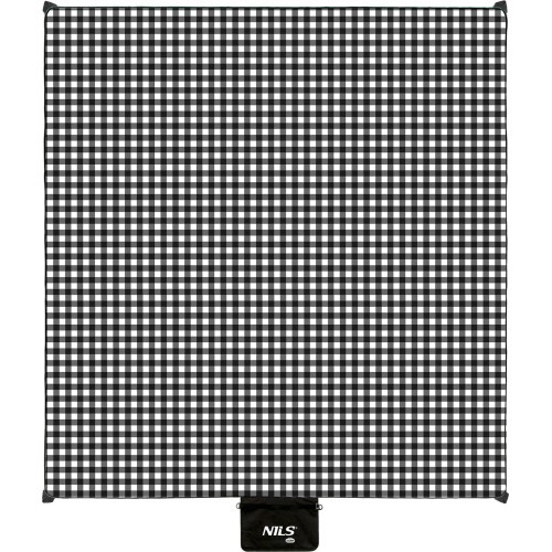 Picnic Mat Nils Camp NC2310 White-Black, 300x200cm, PE, Aluminum
