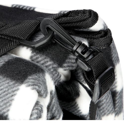 Picnic Mat Nils Camp NC2310 White-Black, 300x200cm, PE, Aluminum