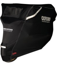 Āra motocikla pārvalks Oxford Protex Stretch w/ Climate M membrāna M melns