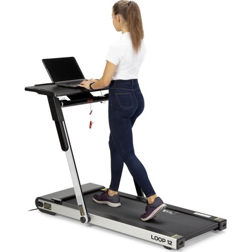 LOOP12 MULTI GRAY ELECTRIC TREADMILL WITH TABLE HMS