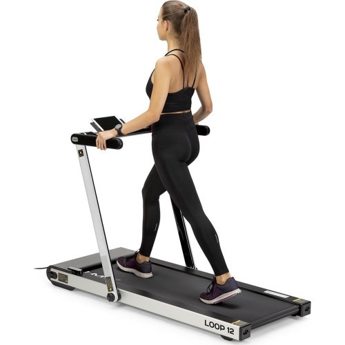 Электрическая беговая дорожка со столиком LOOP12 Multi Gray HMS