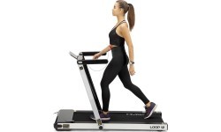 LOOP12 MULTI GRAY ELECTRIC TREADMILL WITH TABLE HMS