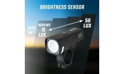 Priekšējais lukturis Sigma Aura 50 USB