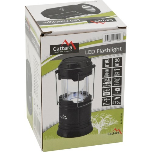 Recessed camping lamp LED Cattara 20 / 60lm rechargeable