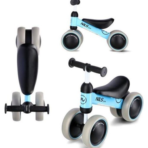 Balansa velosipēds NILS Fun RB002, zils