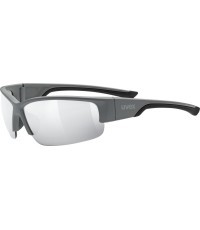 Uvex Sportstyle 215 glasses grey mat / litemirror silver