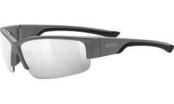 Uvex Sportstyle 215 brilles grey mat / litemirror silver