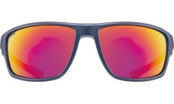 Uvex Sportstyle 230 blue mat / mirror red glasses