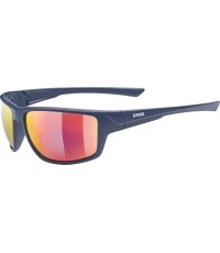 Uvex Sportstyle 230 blue mat / mirror red glasses