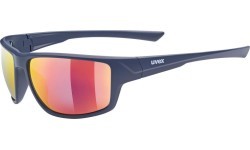 Uvex Sportstyle 230 blue mat / mirror red glasses