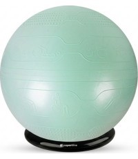 Exercise Ball inSPORTline Stretch Ball 65 cm w/ BallBase - Mint