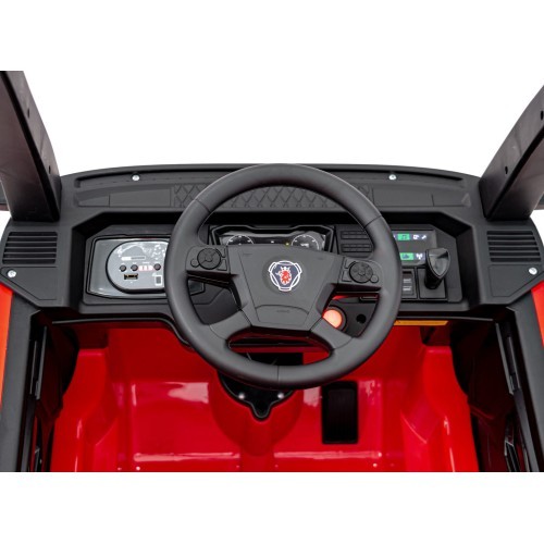 Электромобиль Scania R-Serie, красный
