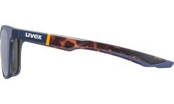 Uvex lgl 42 sunglasses blue mat havanna / litemirror silver