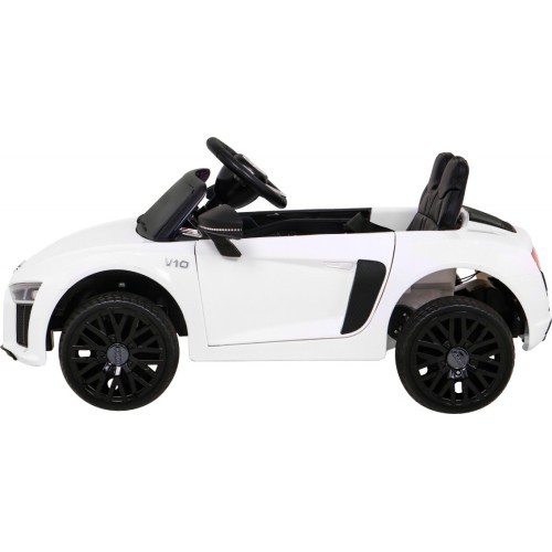 Elektromobilis Audi R8, balts