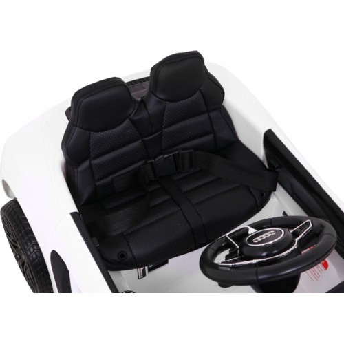 Elektromobilis Audi R8, balts