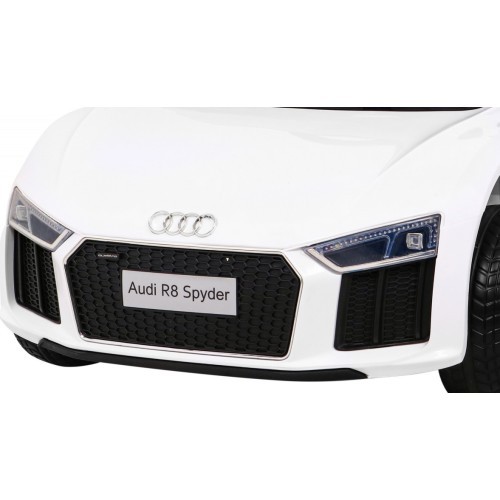 Elektromobilis Audi R8, balts
