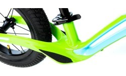 Līdzsvara velosipēds Karbon First green-blue